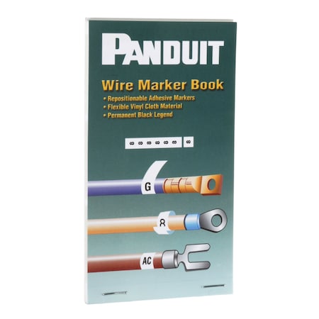 Panduit W Mrkr Bk, Vyl, 0-33a-C+-L1-L3t1-T3, 10pg PCMB-16