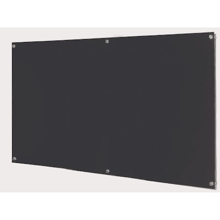 Aarco Black Pure Glass Markerboard 48"x72" 6BKGB4872NT