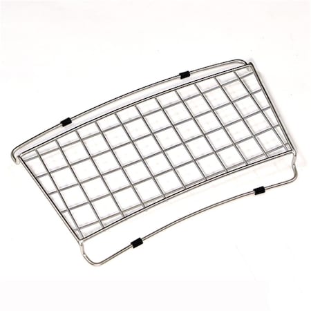 Houzer 12.5 x 8.5 x 1 in. Wirecraft Sink Wire Rack- Stainless Steel BG-1308