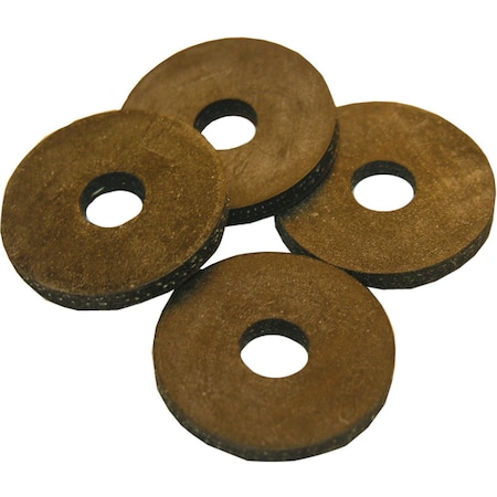 Westlake Pipe & Fittings 1.13'' Round Cloth Inserted Black Rubber Tank to Bowl Washers, 4 Ct. 4/1/3825