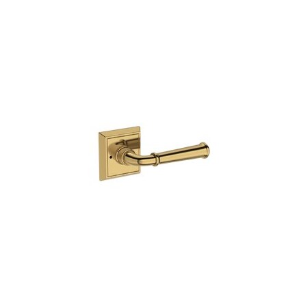 Baldwin Residential Door Levers Privacy Right Hand Lifetime Brass PVDUNCHR003