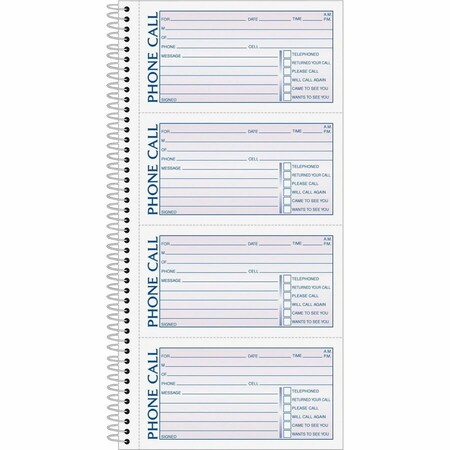 Tops Products BOOK, PHONE REC, NCR, 400ST 4003