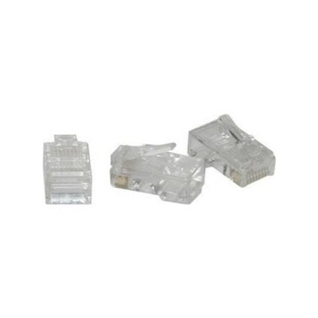 C2G RJ45 8X8 MOD PLUG FLAT STRANDED CBL 10PK 1931