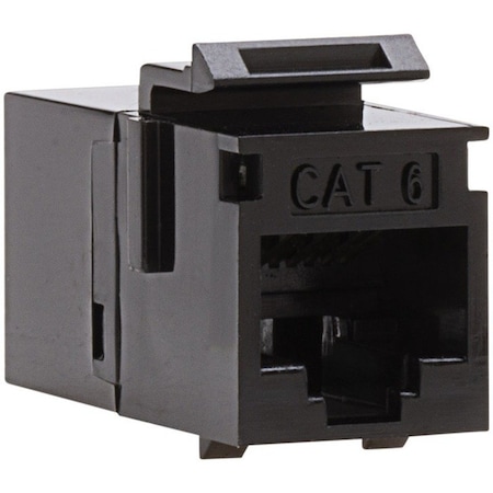 Platinum Tools CAT6 KEYSTONE COUPLER, F TO F, BLACK UTP. 1/BAG. 768BK-1