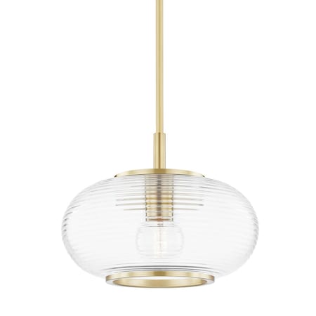 Mitzi Maggie 1 Light Pendant 8 In. Aged Brass H418701-AGB
