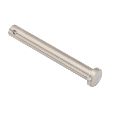 Zoro Select Precision Clevis Pin, 1/4 in Dia, Stainless Steel, 1 PK PIN3021432