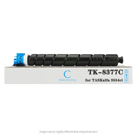 Kyocera Replacement 1T02XDCUS0, CYAN Compatible Toner, 20,000 page yield 1T02XDCUS0 TK8377C