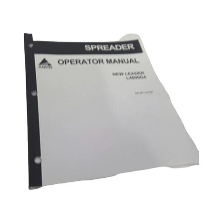 Agco OPERATOR'S MANUAL, AGCO OEM 522670D1A 522670D1A