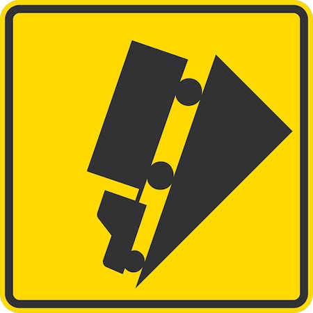Lyle W7-1, Hill Symbol, 24x24, Engineer Grade, Yellow G-12781-EG_24x24