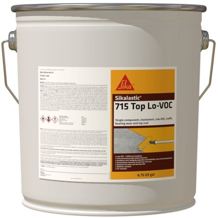 Sika Sikalastic 715 Top Lo-VOC Textured Top Coat Tan 4.75 Gallon 538085