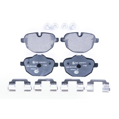 Hella Brake pad set prepared for wear warning indicator T1769 for e.g. BMW 355013921