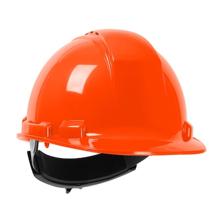 Dynamic Vented, Cap Style Hard Hat w/HDPE Shell, 4-Point Textile Suspension and Wheel Ratchet Adj. 280-HP241RV-03
