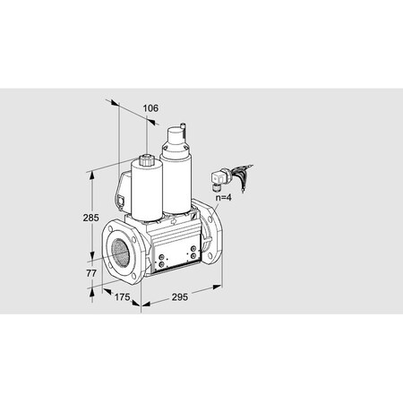Honeywell Kromschroder VCS665F05NLKLB/PPPP/PPPP KS88203734