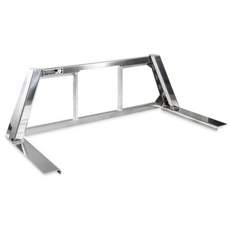 Repl. For Ford F 450 Super Duty Year 2019 Size 5 Smooth Aluminum Open Post Cab Rack W/ Tank Br