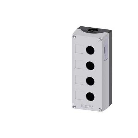 Siemens Enclosure for command devices, 22 mm, round, Enclosure material 3SU1804-0AA00-0AB1