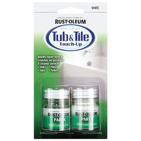 Rust-Oleum KIT TOUCH-UP 2-PART GLOSS WHT 244166