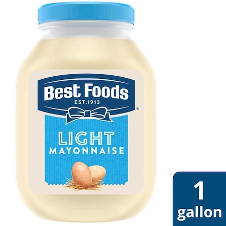 Best Foods Light Mayonnaise, 1 Gallon, 4PK 4800126775