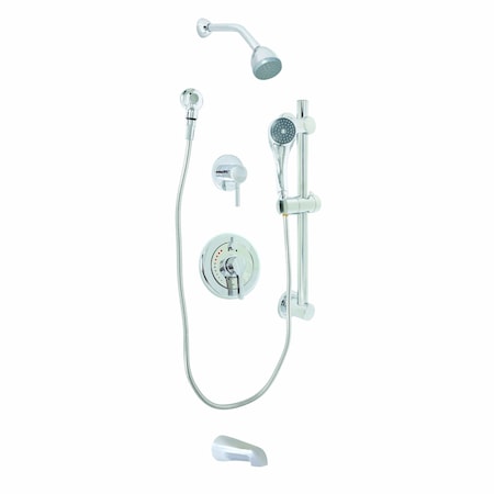 Speakman MKII Diverter Trim & Shower System, Less Valve, ADA, Polished Chrome, 1.75 PGM SLV-3470-ADA-E175