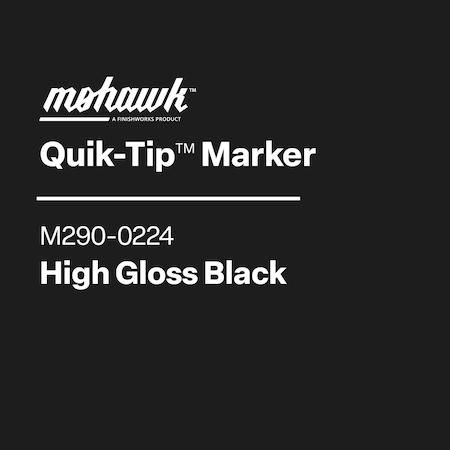 Finishworks Mohawk Quik Tip Marker High Gloss Black M290-0224
