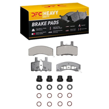 Dfc Heavy Duty Disc Brake Pad Set,  1214-0370-01