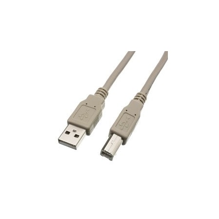 Cable Wholesale USB 2.0 Printer/Device Cable, Type A Male to Type B Male, 15 foot 10U2-02215