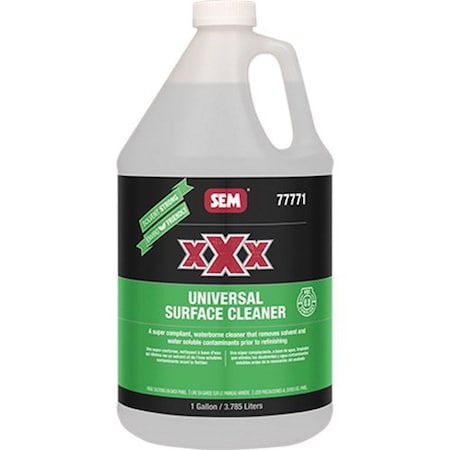 Sem XXX Universal Surface Cleaner, 1 gallon Can, Clear, Liquid 77771