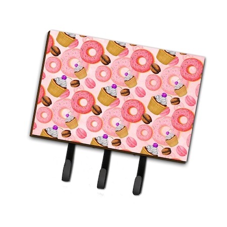 Carolines Treasures Watercolor Sweet Pastries Leash or Key Holder, 6 x 2 x 9 in. BB7562TH68