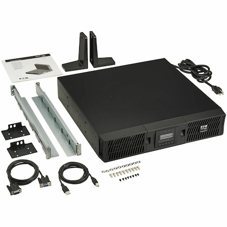 Eaton Tripp Lite Series SmartOnline 1000VA 900W 120V Double-Conversion Sine Wave UPS 8 Outlet SU1000RTXLCD2U