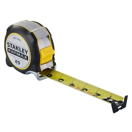 Stanley Tape Measure, 25 ft Blade L, Steel Blade FMHT38325S