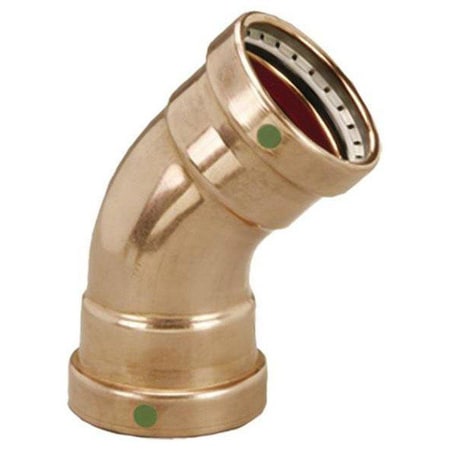 Viega 0926Xl 3 Pxp Propress Xl Cop 45 Deg Elbow Lead Free 20658