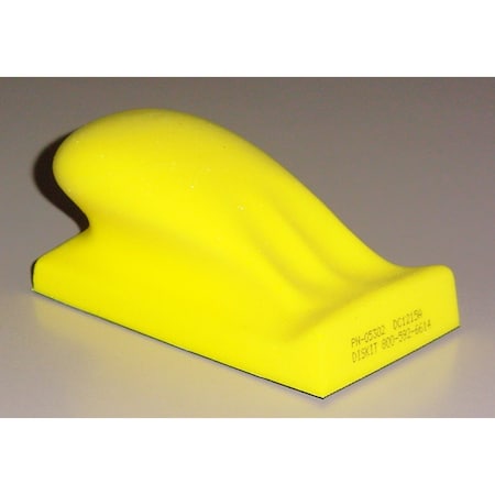 Diskit Gripit Abrasive Sanding Pad 03444: Medium, 3", Hook, 0 Hole, Hand Block Profile MADE IN USA 03444