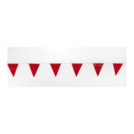 Mutual Industries RED PENNANT FLAGS, 10PK 14991-79