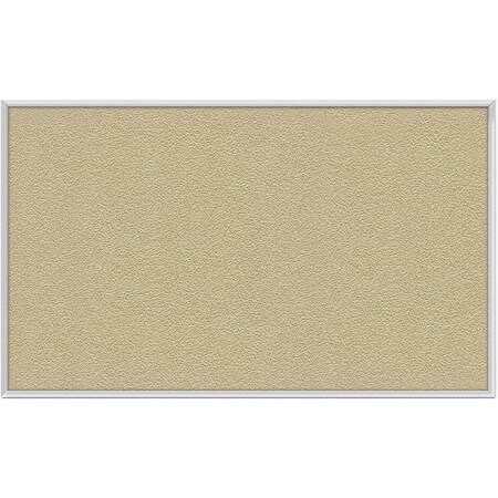Ghent 4' x 12' Bulletin Board - Caramel Vinyl Surface - Silver Frame AV412-181