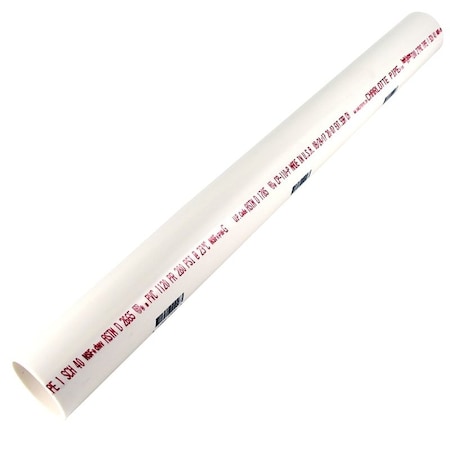 Charlotte Pipe And Foundry Dwv Cut Pipe 2X2 Ft PVC 07200 0200