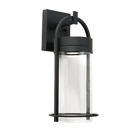 Afx Langston, LED Outdoor Sconce, 17"H, Black LNGW0817LAJUDBK