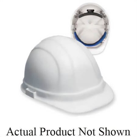 Erb Safety Hard Hat, Size 6-1/2 Fits Mini Hat, Size 8 Fits Max Hat, HDPE WEL19955HO