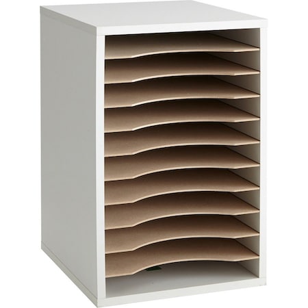 Safco Vertical Desktop Sorter, Gray 9419GR