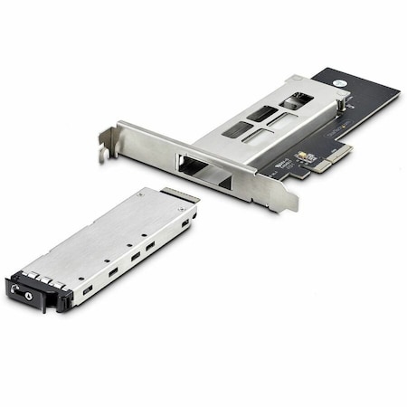 Startech.Com M.2 NVME SSD TO PCIE X4 MOBILE RACK/BACKPLANE W/REMOVABLE TRAY FOR PCI EXPRESS EXPANSION SLOT,  M2-REMOVABLE-PCIE-N1