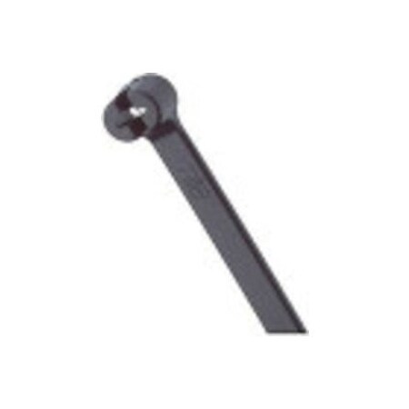 Abb Cable Tie 120lb 24" UV Resistant Black Nylon, SS Locking Device TY277MX