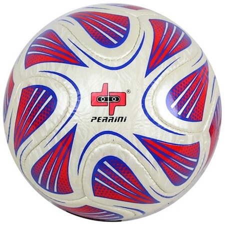 Shelter Perrini Brazuca Soccer Ball - Size 5, White, Red, Blue 8321