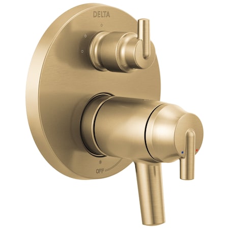 Delta Tempassure 17T Series Valve Trim W/ 3-Setting Integrated Diverter T27T859-CZ