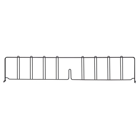 Quantum Storage Systems WIRE SHELF DIVIDER BLACK 36in DIV36BK