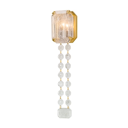 Corbett Lighting Alibi 1 Light Wall Sconce 4.5 In. Gold Leaf 230-11-GL