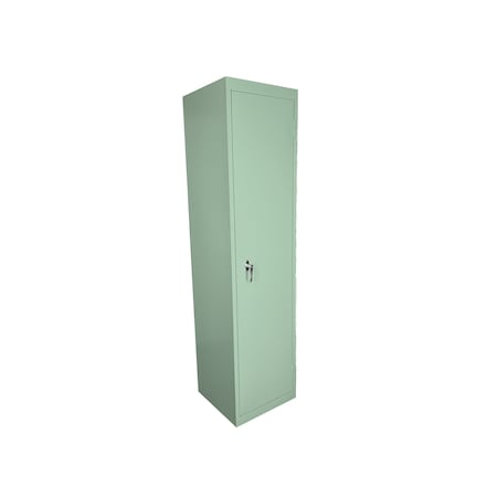 Steel Cabinets Usa Utility Storage Cabinet, 72 in H, 18 in W, 18 in D, Pastel Green, 4 Shelves FS-18-PT GRN