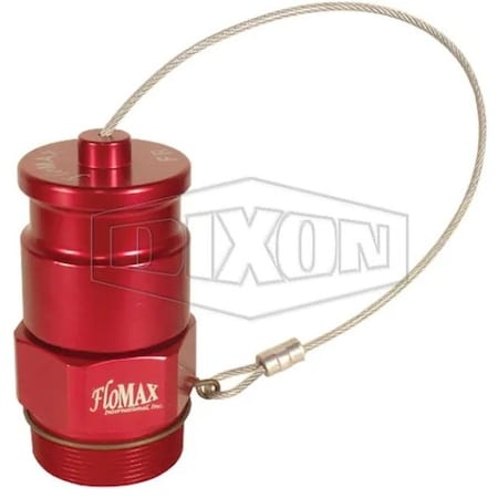 Dixon FloMAX Non-Interchange Diesel Fuel Nozzle with Cap, 2 in MNPT Inlet FRA-NI-C