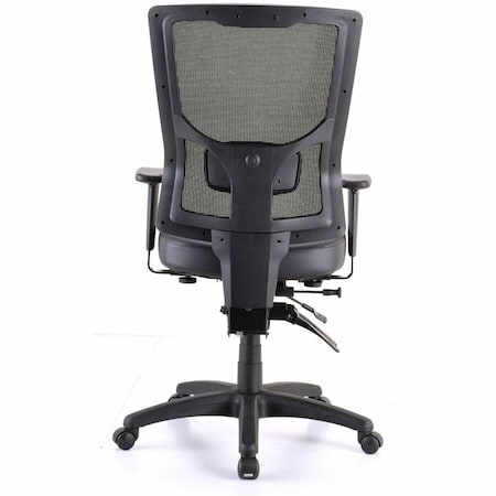 Lorell Conjure High-Back Office Chair, Antibacterial, Black LLR62040