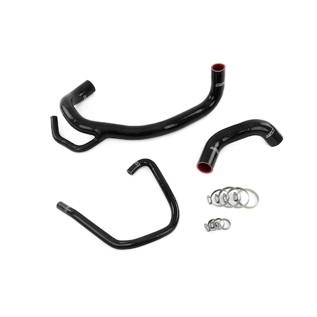 Hps Performance High Temp Reinforced Silicone Radiator Coolant Hose Kit, Black, 57-1616R-BLK