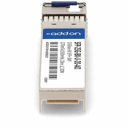 Add-On CISCO SFP-25G-BX-U-20 COMPATIBLE TAA COMPLIANT 25GBASE-BX SFP28 TRANSCEIVE SFP-25G-BX-U-20-AO