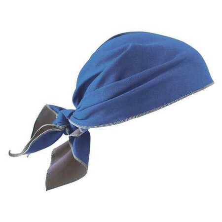 Ergodyne Evaporative Cooling Hat, Blue 6710MF