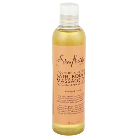 Shea Moisture Coconut Hibiscus Bath Body and Massage Oil, 8 Fluid Ounce 2906